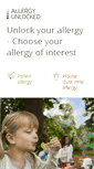 Mobile Screenshot of allergyunlocked.com