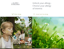 Tablet Screenshot of allergyunlocked.com